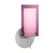 Besa Lighting Pahu 4 Mini Sconce, Amethyst/Opal, Satin Nickel Finish, 1x40W Halogen 1SW-A44007-SN - alternate 1